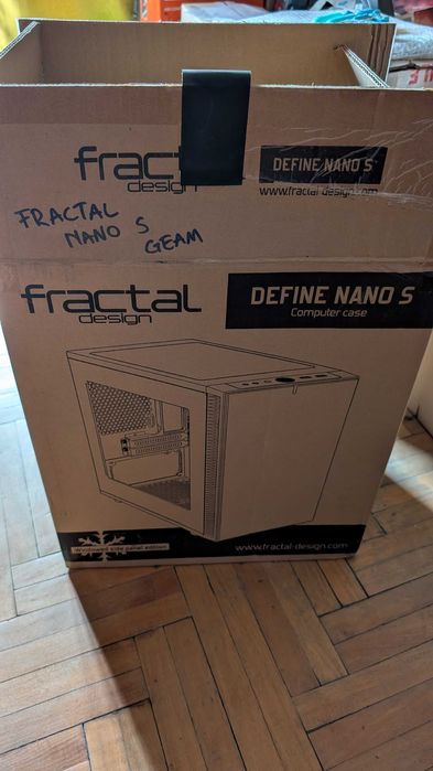 Carcasa Mini-ITX Fractal Design Define Nano S Window - Antifonata