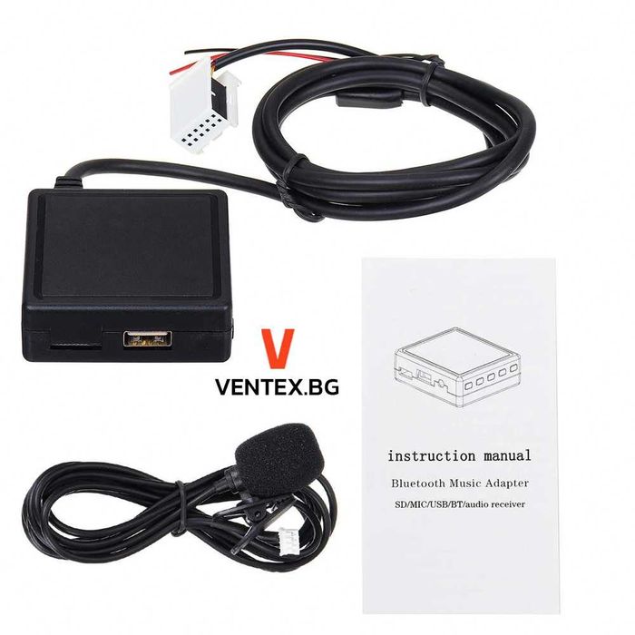 Bluetooth модул AUX, USB за Фолксваген RCD510, RNS310, RNS510 блутут
