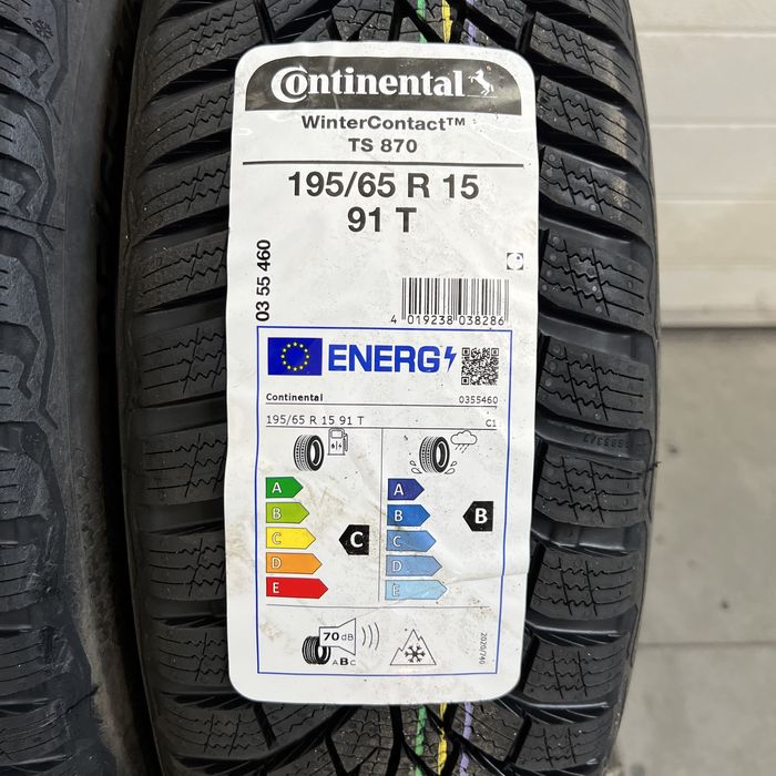2 Anvelope iarna 195 65 15 Continental NOI