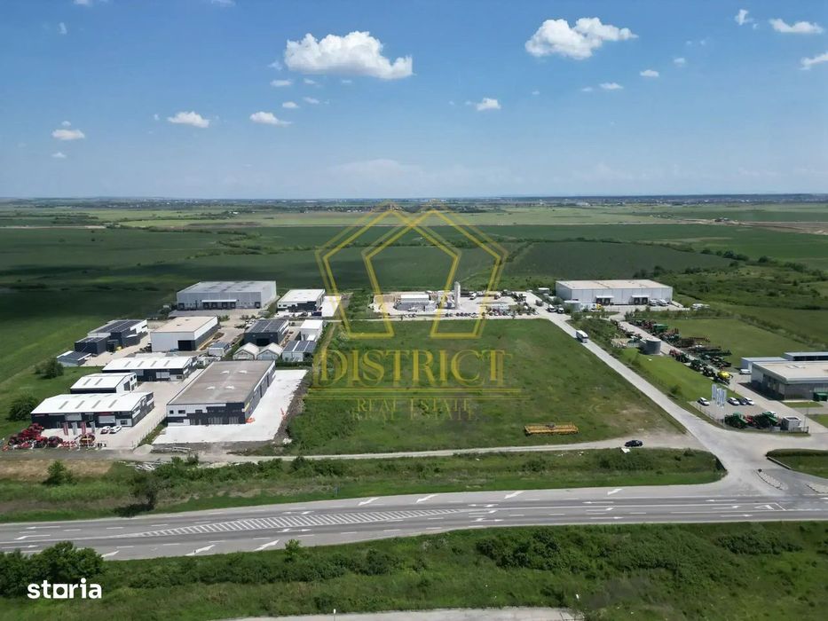 Teren cu AC pentru constructie hala industriala | Aradului