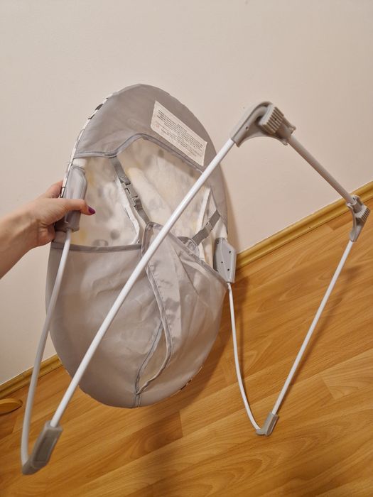 Balansoar copil din material textil, imprimeu elefant