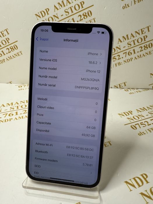 NDP Amanet Braila Iphone 12 (48367)