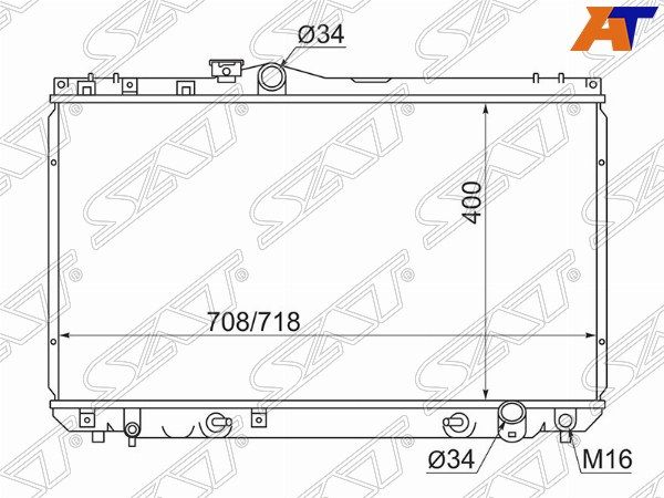 Радиатор Toyota Chaser
