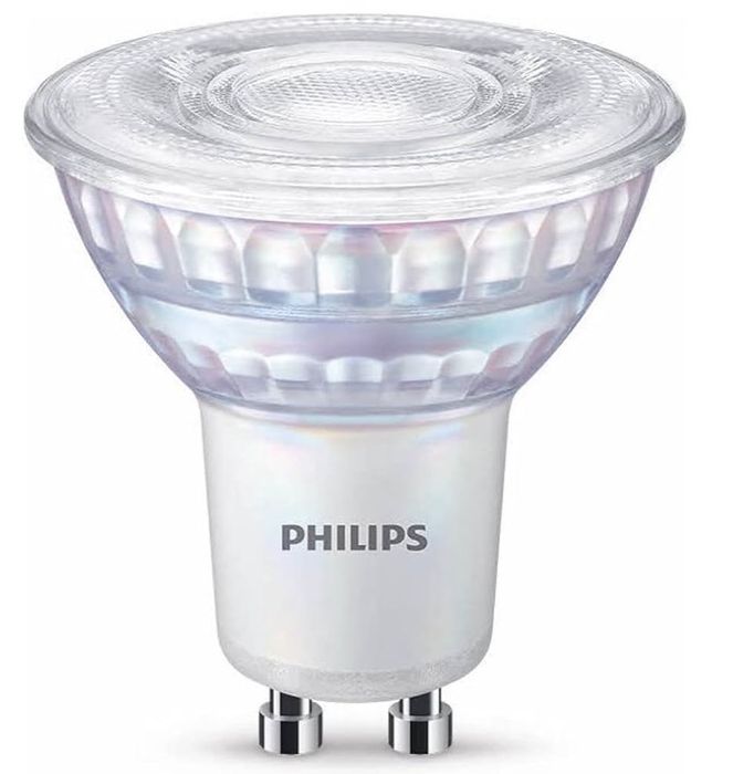 Spot LED Philips - Lumină albă caldă - GU10 - 80 W