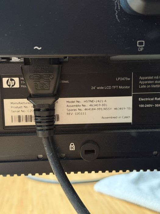 Монитор HP LCD LP2475w 24''