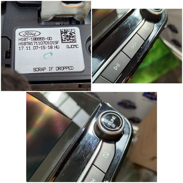 NAVI / DISPLAY CENTRAL MULTIMEDIA + ECRAN TACTIL 6.5 FORD FIESTA MK8 2017 / 2017–2023 / COD OEM H1BT-18B955-GD (5E2)