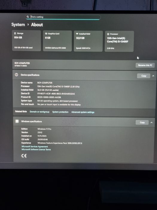 Kuchli Gaming Kompyuter + 180Hz Monitor