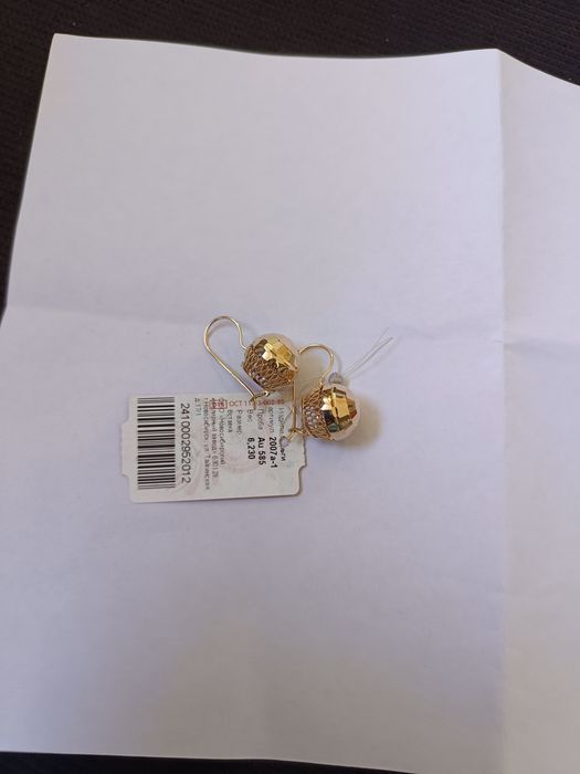 Продам серьги новые цена ниже рыночной