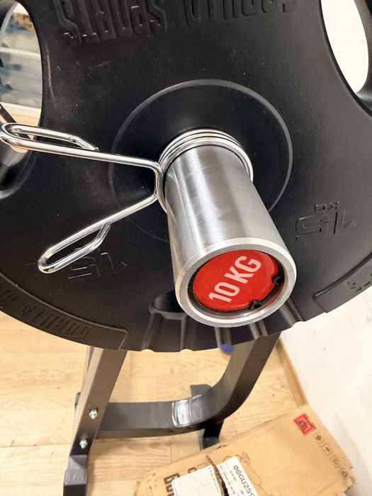 Bara olimpica, 50/51 mm, dreapta, 10 kg, 170 cm. noua+ discuri 2x10 kg