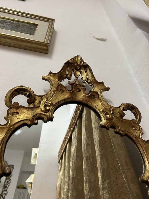 Oglindă foiță de aur