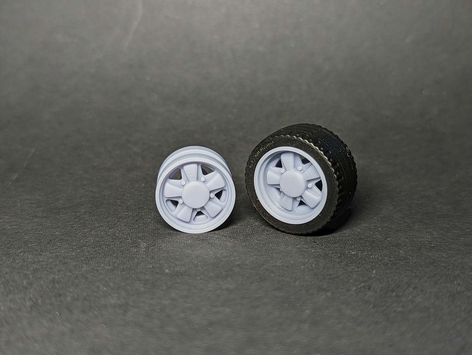Roti imprimate 3D rasina pentru LEGO Speed Champions Porsche 911 Turbo - 758951974