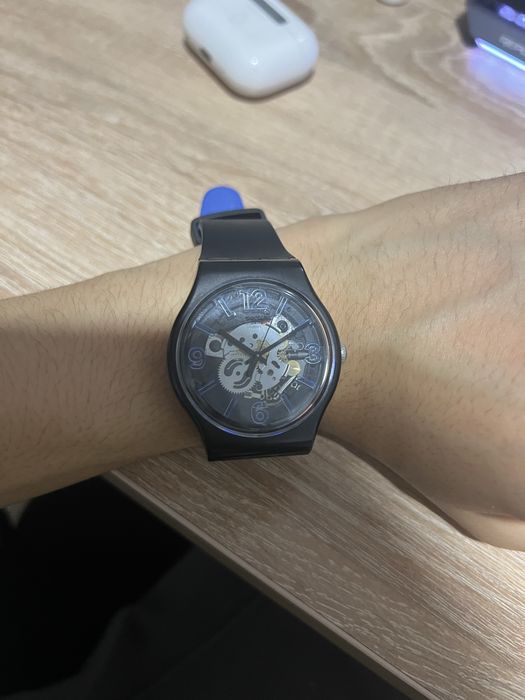 Часы swatch синие
