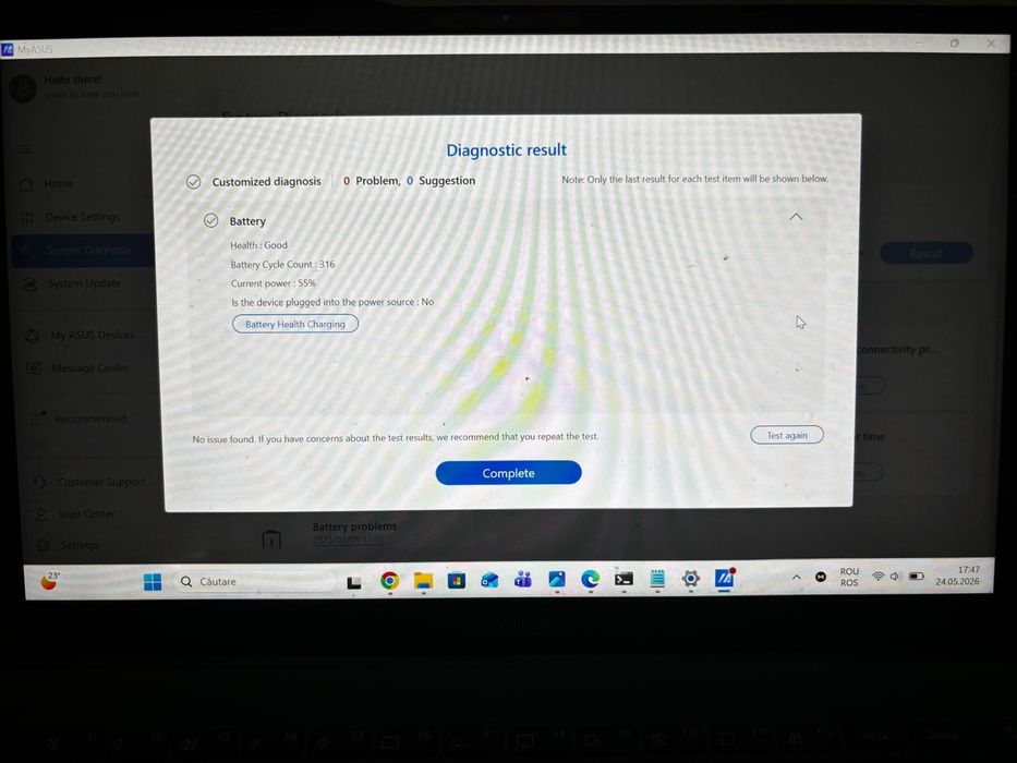 Laptop Asus Zenbook 14, strare foarte buna