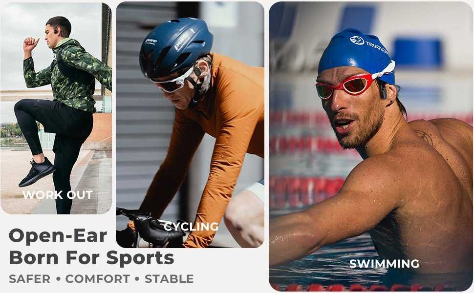 Relxhome AS18 X2 Bone Conduction / костна проводимост 16 GB памет, MP3