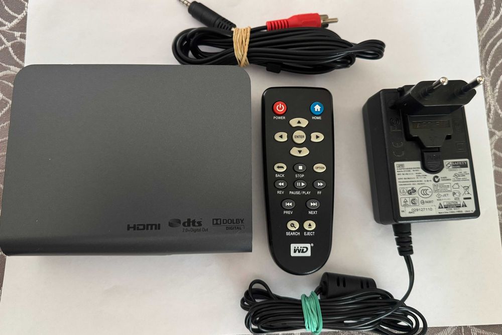 Media Player WD Tv Live Plus Hd Media Plyr Hdmi Av