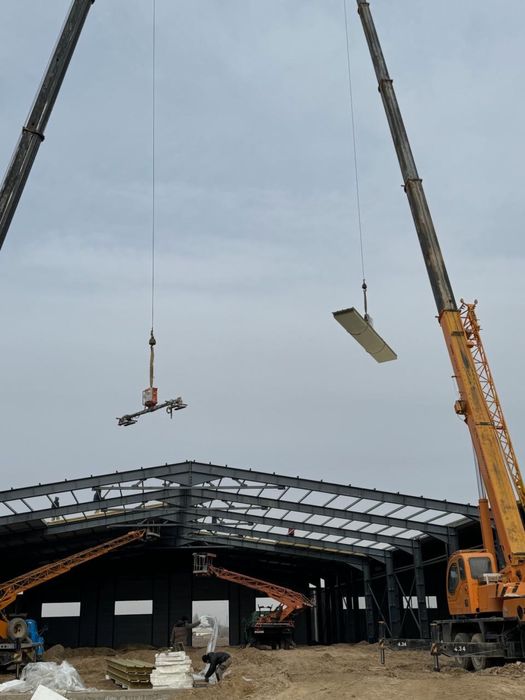 Сэндвич панели и металлоконструкция