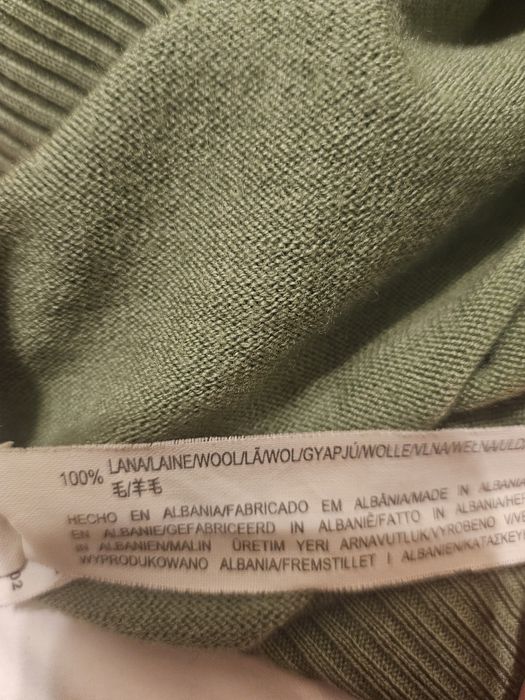 Bluza lana fina merinos Zara Man M