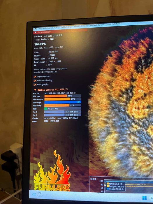 Геймърски компютър Ryzen 5 5600x | Rtx 3070Ti | 16GB ram | 512gb ssd |