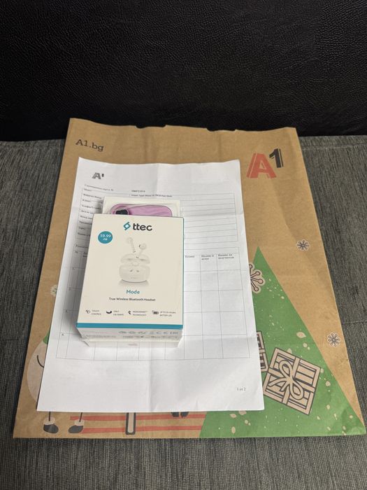 ЗАПЕЧАТАН 128GB iPhone 16 A1 Гаранция 2028 Pink | Розов