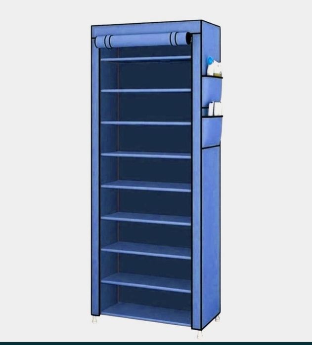 Шкаф для обуви из ткани и корпус из металла oyoq kiyim uchun  javon