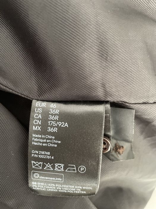 Palton maro bărbați H&M mărimea 46