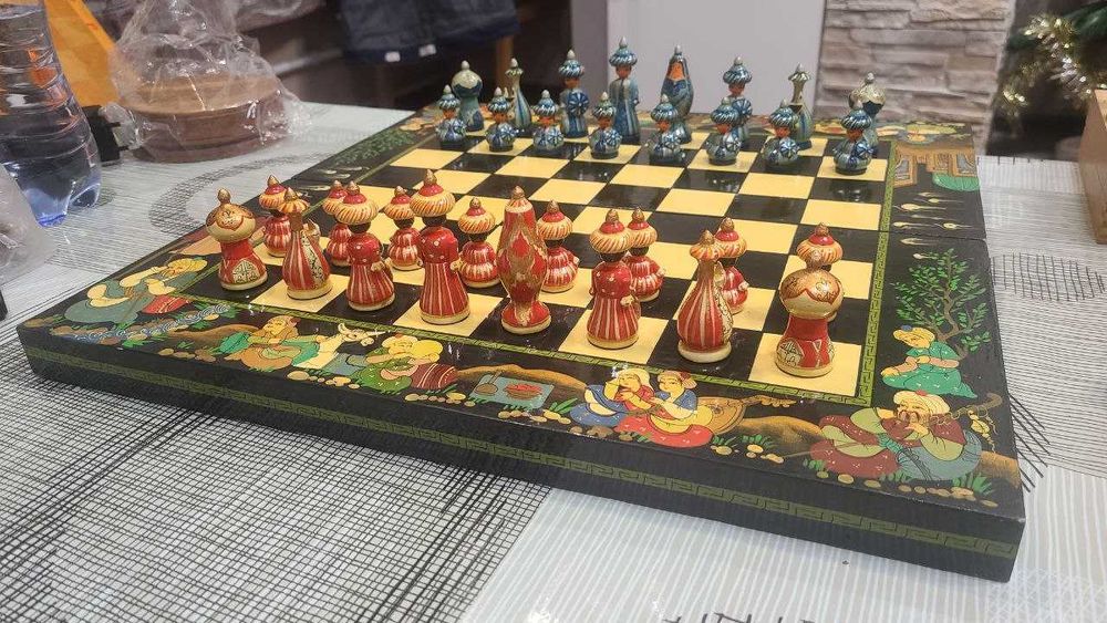 Шахматы, шашки, нарды в восточном стиле