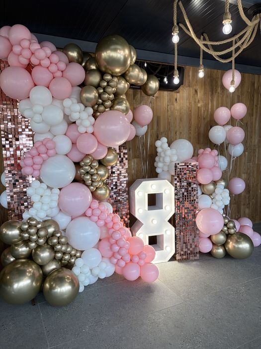 Arcada baloane/aranjamente florale/photo corner/oglinda foto 360/fum