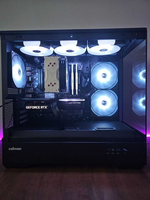 Гаранция! Геймърски компютър! RTX3060TI, Ryzen 5 5600, 16 GB RAM
