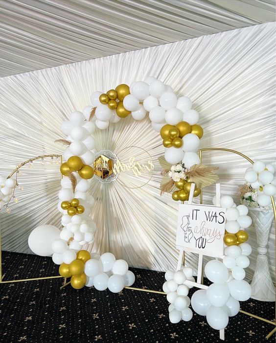 Arcada baloane botez/ nunta/ majorat- arcada deschidere magazin