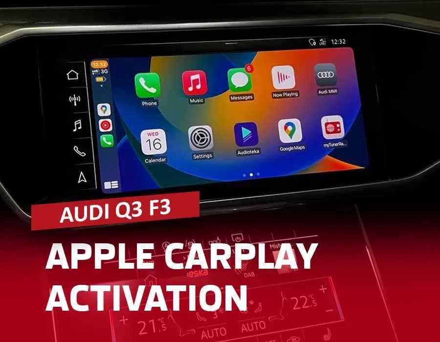 Activare Apple CarPlay Android Auto Audi Q3 F3 Hărți Europa 2025