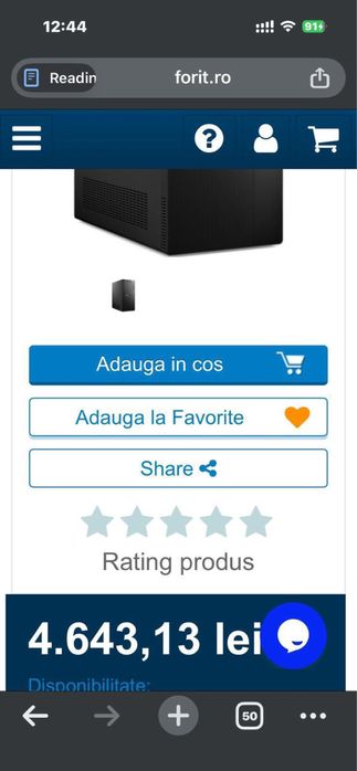 Vandunitate dell tower ect 1250 noua i5 14400 16gb ddr5 512/1 tera