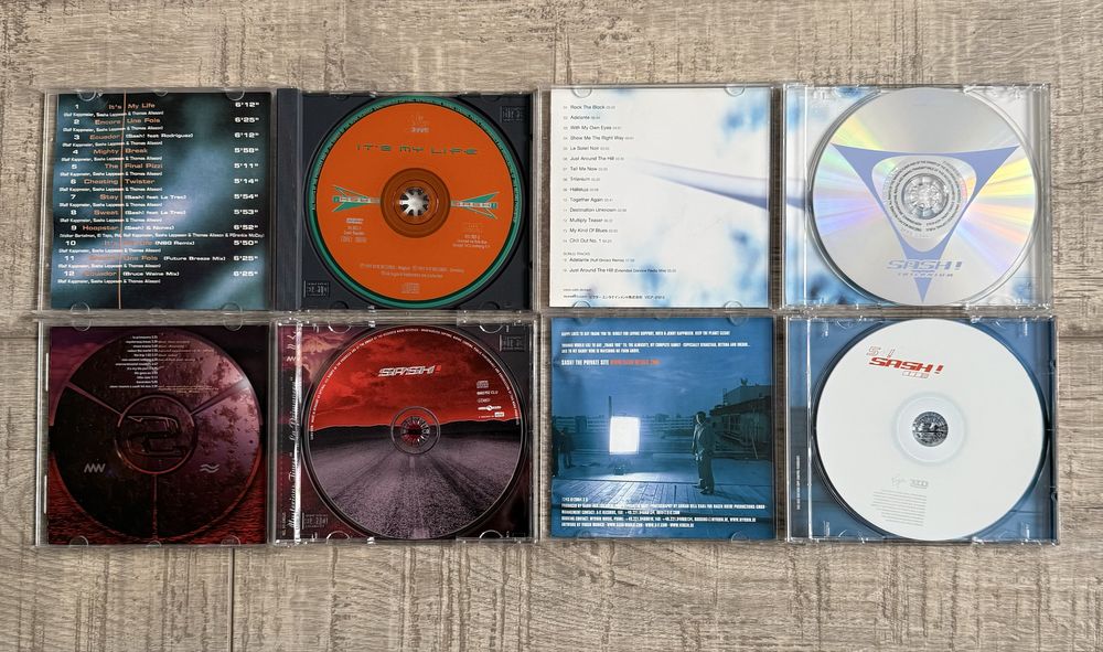 Lot 7 cd-uri originale - Sash! (muzica techno-house)