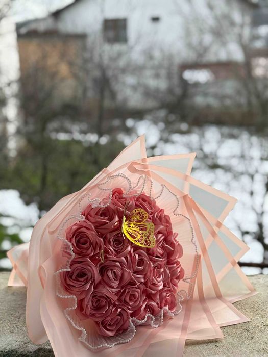 Букет от вечни рози