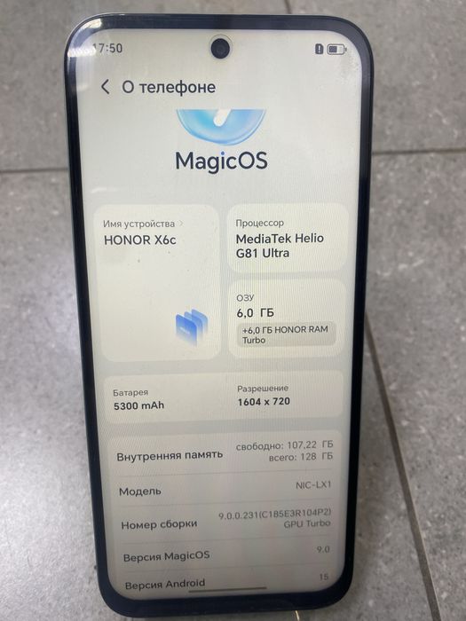 Honor X6c 6/128gb(A4)