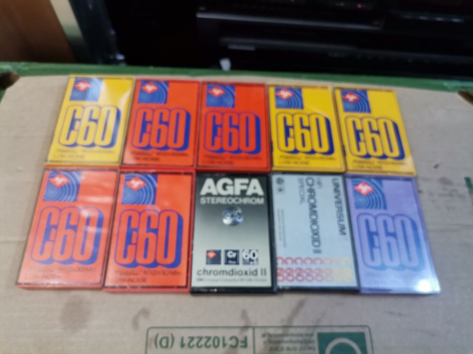 Pachete casete casetofon  c60 agfa universum