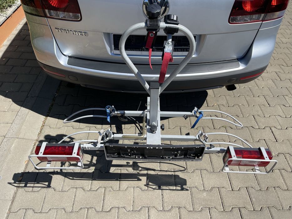 Suport 2 biciclete carlig auto