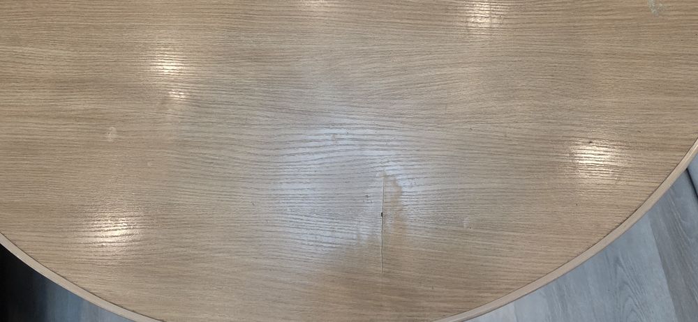 стол круглый деревянный