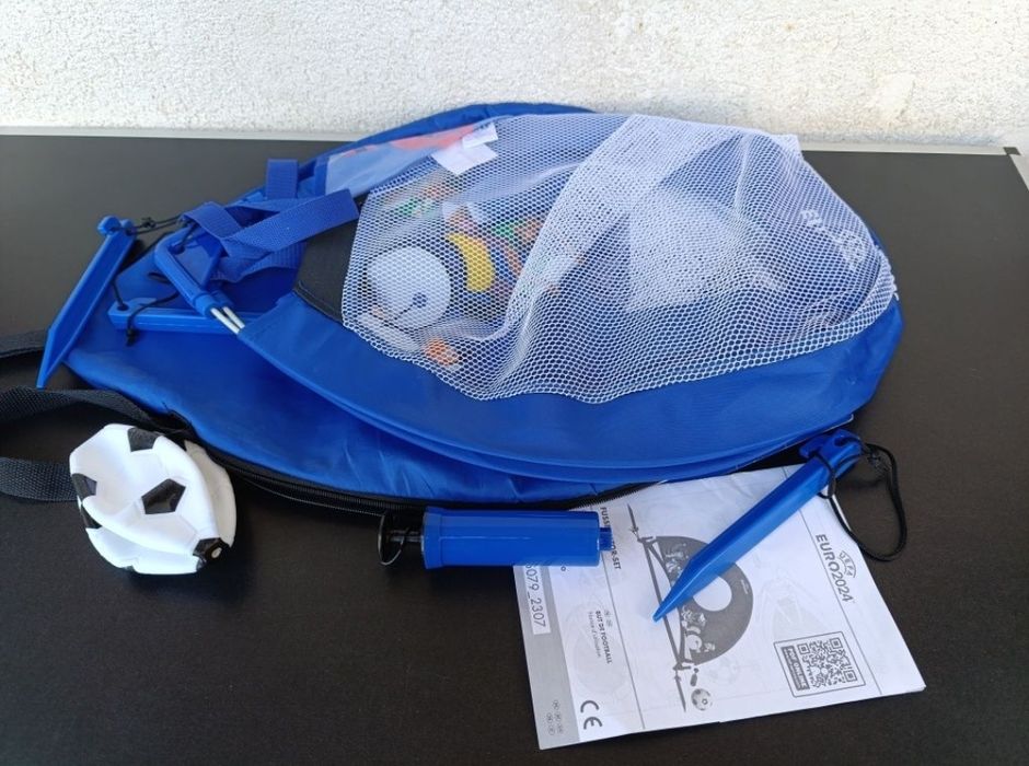 joaca copii poarta fotbal pop up minge pompa poarta uefa 2024