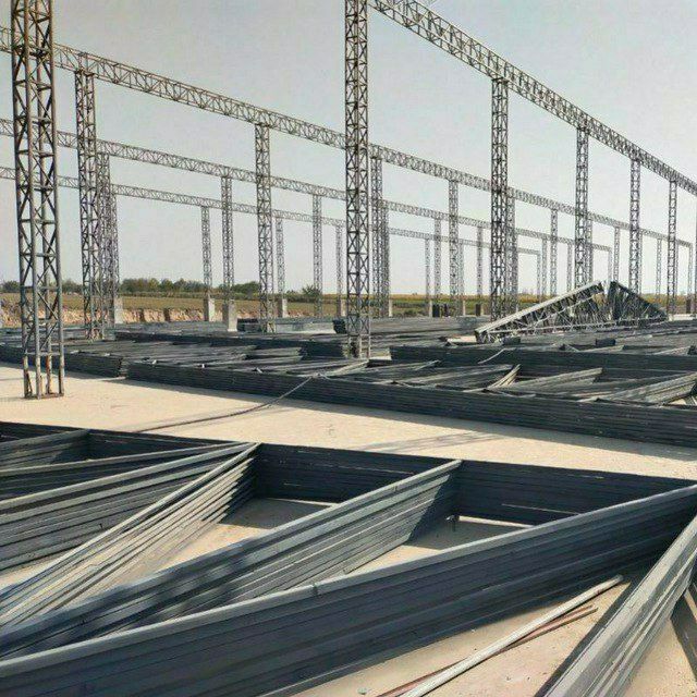 Контейнер профиллари ёки уголниклардан фермалар тайёрлаш ва урнатиш