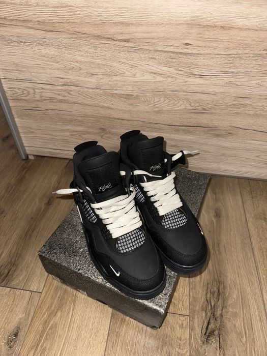 jordan 4 brick by brick black