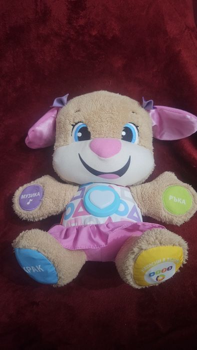 Умно плюшено кученце - Образователна играчка Fisher Price