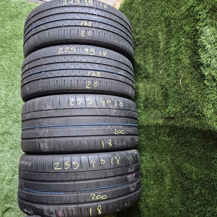 255 40 18 cu 225 45 18 Michelin și Continental