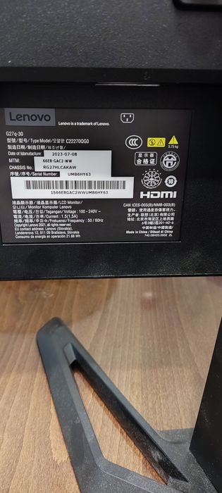 Монитор Lenovo 27"