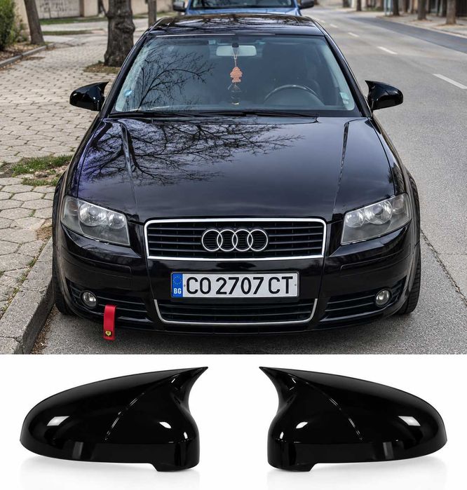 Батман капаци за Ауди А3 8П Audi A3 8P 2003 до 2008 Черен Лак