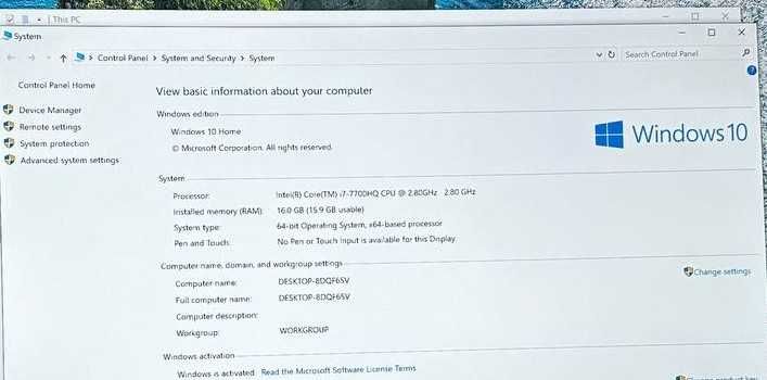 Gaming laptop Alienware 15R3 i7-7700HQ, GTX 1070 8 GB, 16 GB RAM, HDD 1 TB, SSD 128 GB