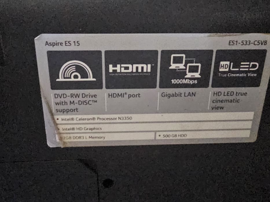 ноутбук acer рабочий