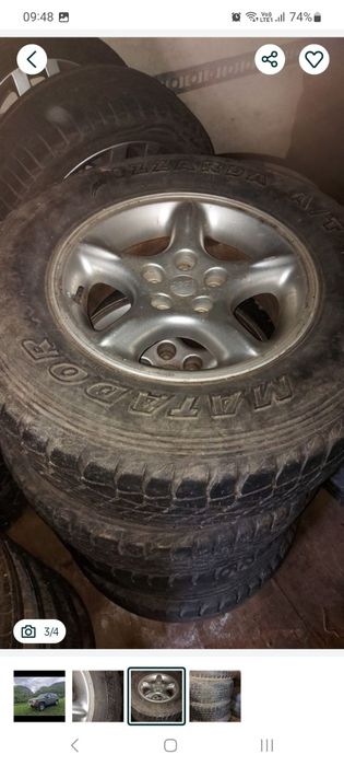 Jante jeep grand cherokee zj zg xj