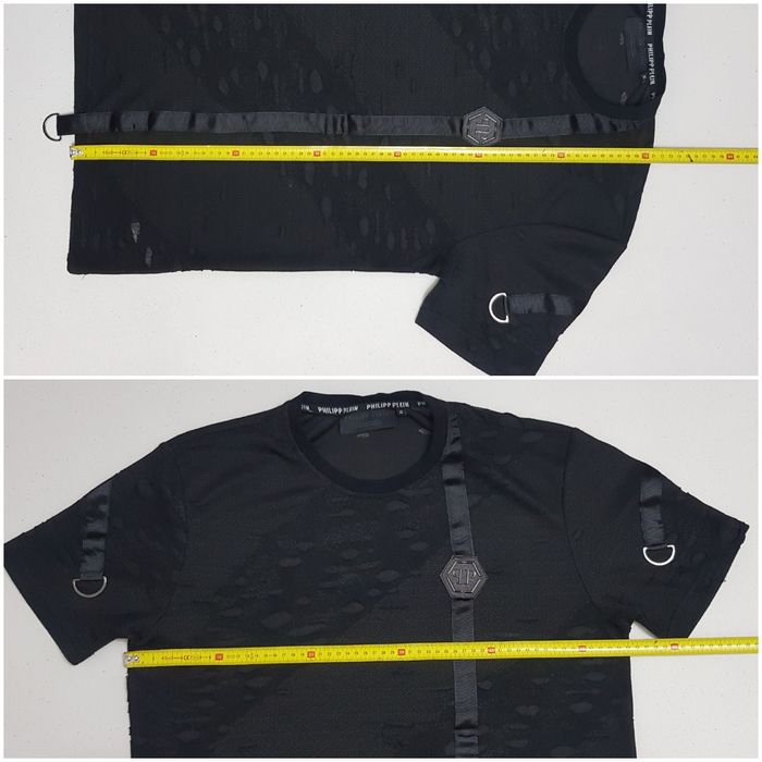 Tricou Philipp Plein, Bumbac 100 %, autentic, măsura XL ptr. bărbați