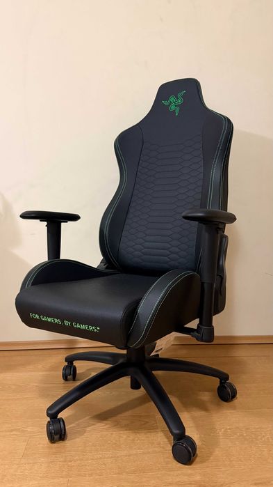 Gaming стол Razer Iskur X, Зелен / Като нов