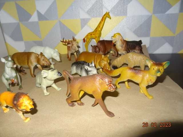 Набор Фигурок диких животных 14 шт.  Bondibon, Россия